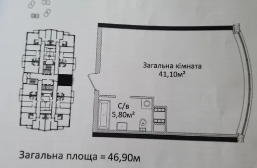 продажа однокомнатной квартиры номер A-174016 в Приморском районе, фото номер 2